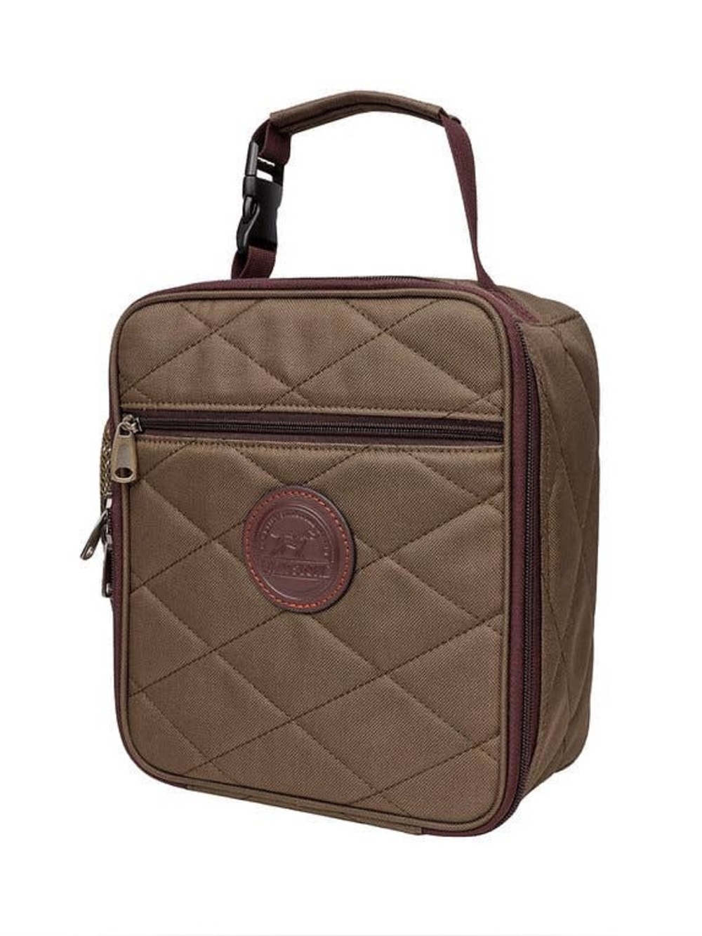 Fieldstone Quilted Brown Lunch Box